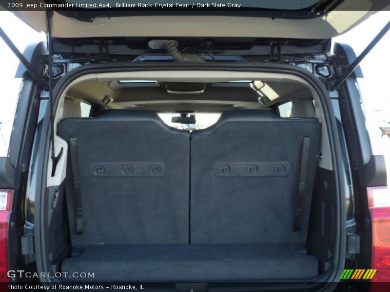 Brilliant Black Crystal Pearl / Dark Slate Gray 2009 Jeep Commander Limited 4x4