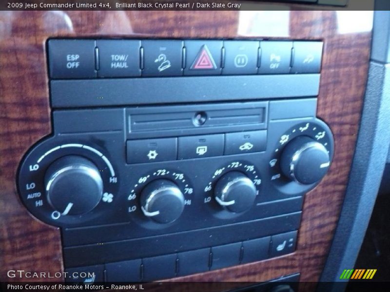 Brilliant Black Crystal Pearl / Dark Slate Gray 2009 Jeep Commander Limited 4x4