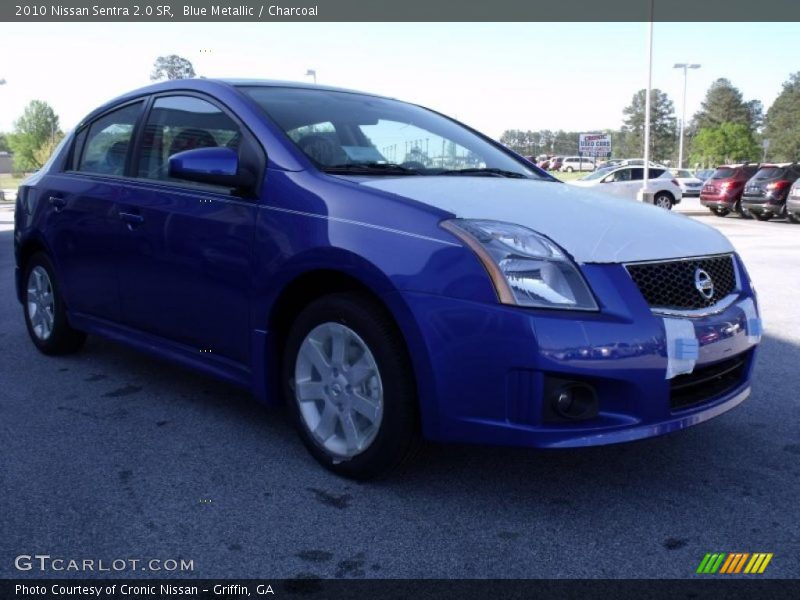 Blue Metallic / Charcoal 2010 Nissan Sentra 2.0 SR