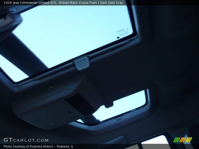 Brilliant Black Crystal Pearl / Dark Slate Gray 2009 Jeep Commander Limited 4x4