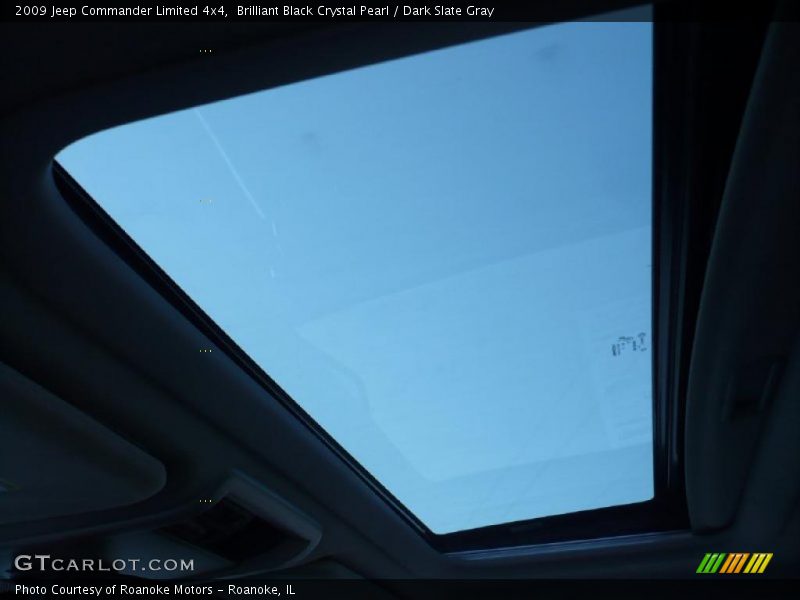 Brilliant Black Crystal Pearl / Dark Slate Gray 2009 Jeep Commander Limited 4x4