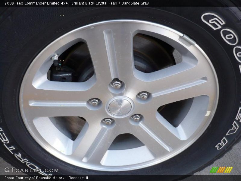 Brilliant Black Crystal Pearl / Dark Slate Gray 2009 Jeep Commander Limited 4x4