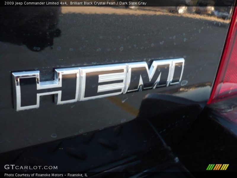 Brilliant Black Crystal Pearl / Dark Slate Gray 2009 Jeep Commander Limited 4x4