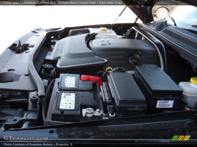 Brilliant Black Crystal Pearl / Dark Slate Gray 2009 Jeep Commander Limited 4x4