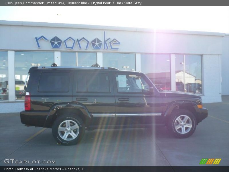 Brilliant Black Crystal Pearl / Dark Slate Gray 2009 Jeep Commander Limited 4x4