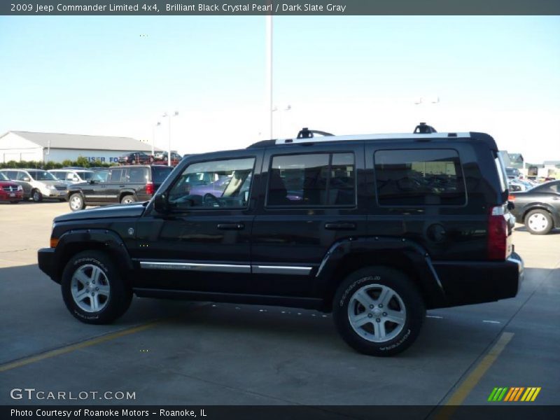 Brilliant Black Crystal Pearl / Dark Slate Gray 2009 Jeep Commander Limited 4x4