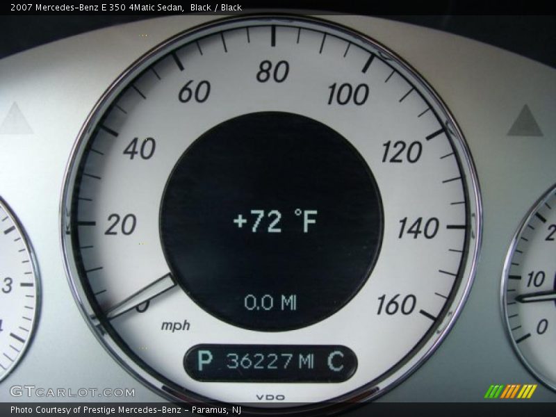 Black / Black 2007 Mercedes-Benz E 350 4Matic Sedan