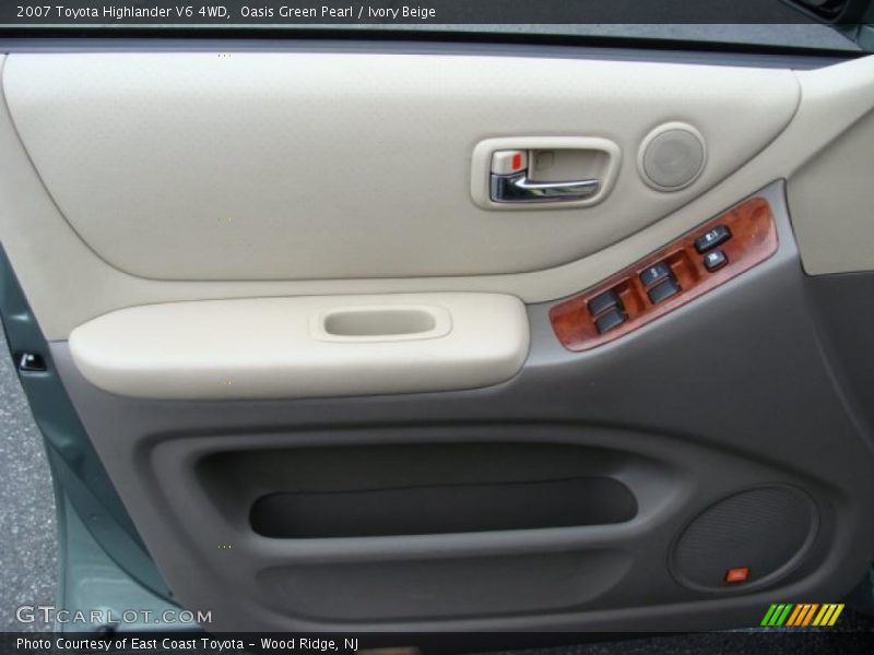Oasis Green Pearl / Ivory Beige 2007 Toyota Highlander V6 4WD
