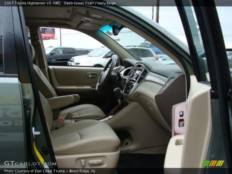 Oasis Green Pearl / Ivory Beige 2007 Toyota Highlander V6 4WD