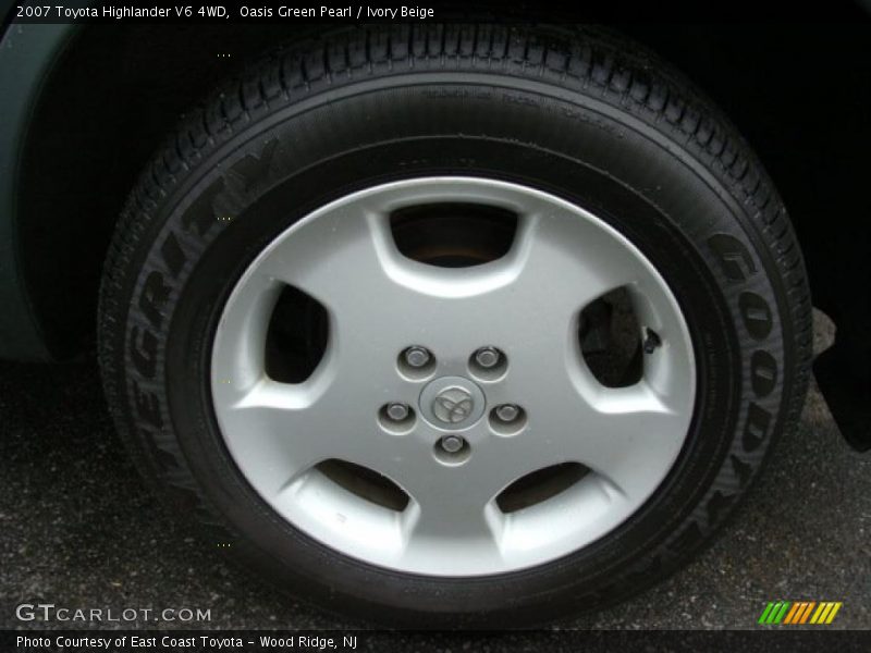 Oasis Green Pearl / Ivory Beige 2007 Toyota Highlander V6 4WD
