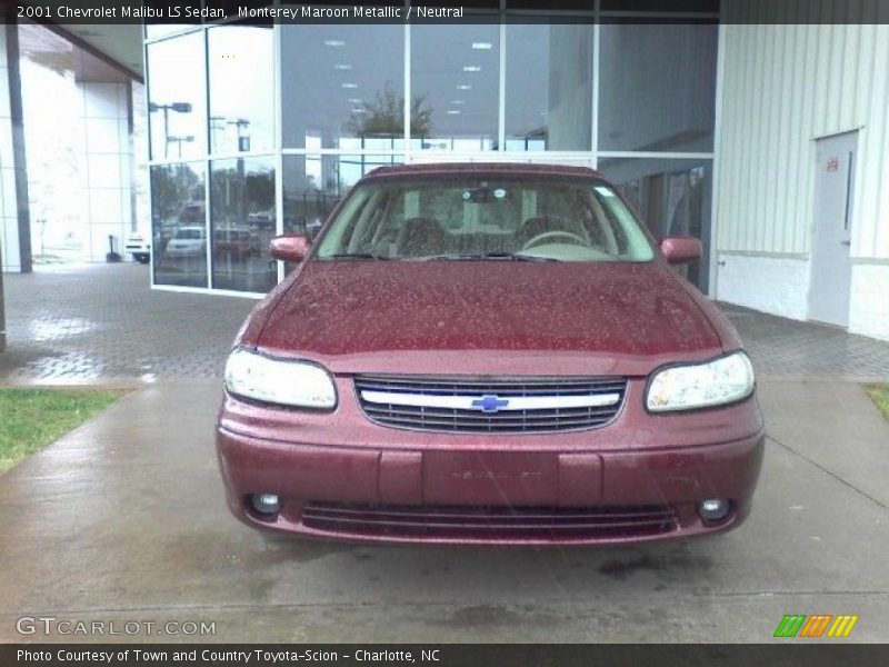 Monterey Maroon Metallic / Neutral 2001 Chevrolet Malibu LS Sedan