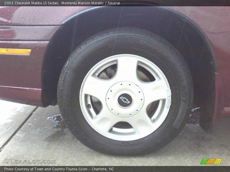 Monterey Maroon Metallic / Neutral 2001 Chevrolet Malibu LS Sedan