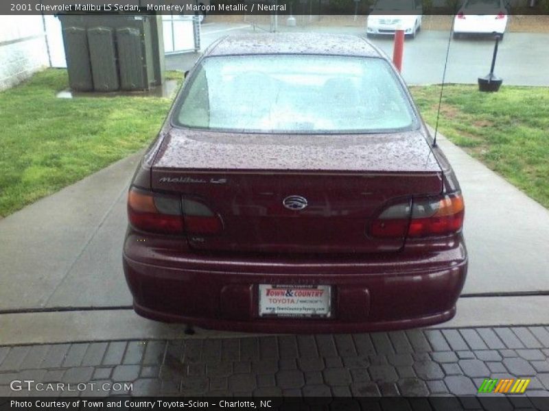 Monterey Maroon Metallic / Neutral 2001 Chevrolet Malibu LS Sedan