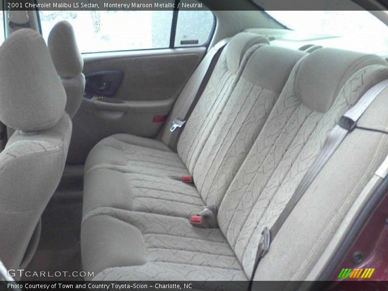 Monterey Maroon Metallic / Neutral 2001 Chevrolet Malibu LS Sedan
