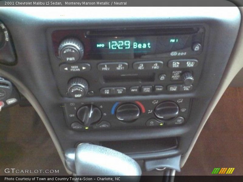 Monterey Maroon Metallic / Neutral 2001 Chevrolet Malibu LS Sedan
