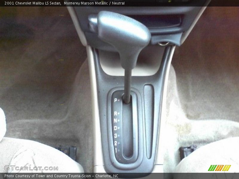 Monterey Maroon Metallic / Neutral 2001 Chevrolet Malibu LS Sedan