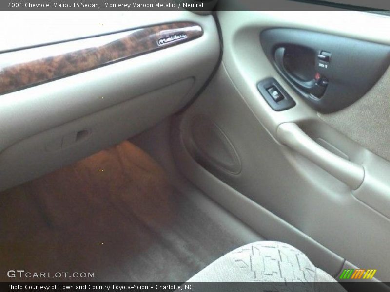 Monterey Maroon Metallic / Neutral 2001 Chevrolet Malibu LS Sedan