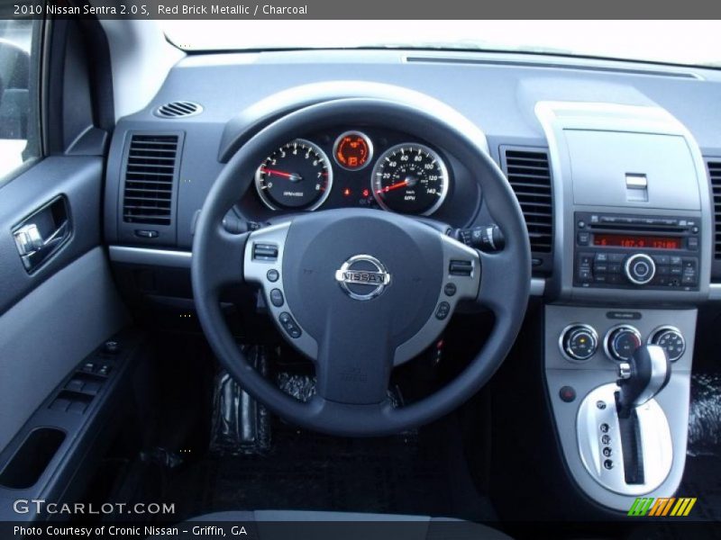 Red Brick Metallic / Charcoal 2010 Nissan Sentra 2.0 S