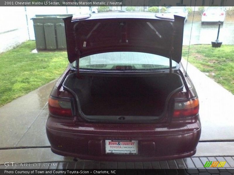 Monterey Maroon Metallic / Neutral 2001 Chevrolet Malibu LS Sedan