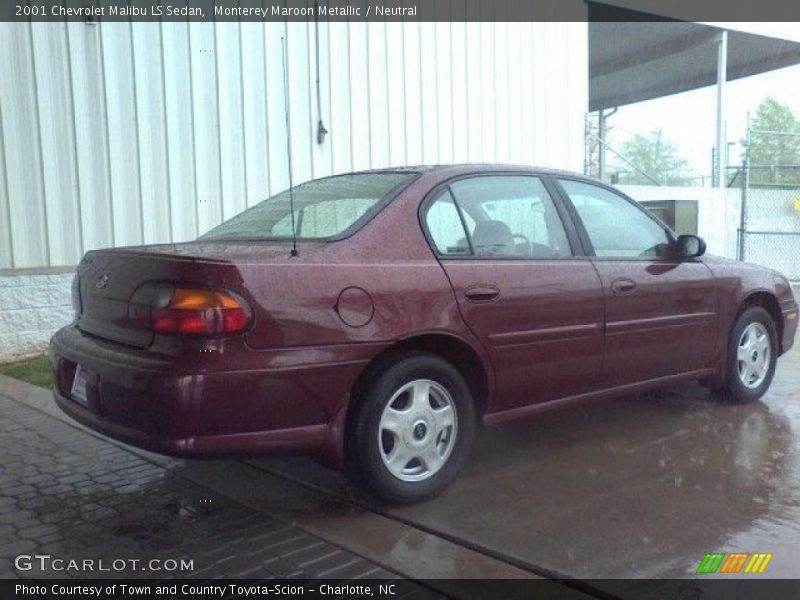 Monterey Maroon Metallic / Neutral 2001 Chevrolet Malibu LS Sedan