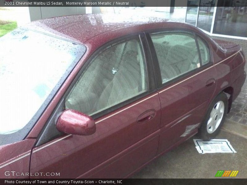 Monterey Maroon Metallic / Neutral 2001 Chevrolet Malibu LS Sedan