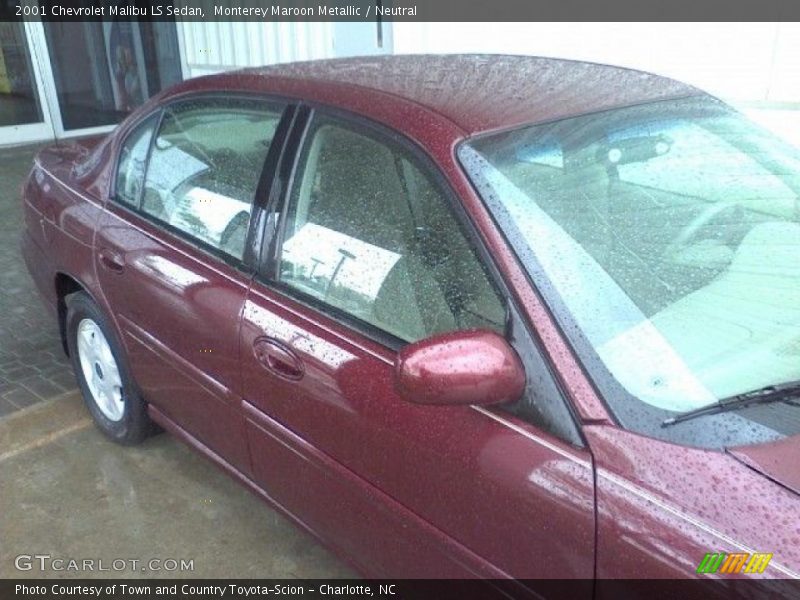 Monterey Maroon Metallic / Neutral 2001 Chevrolet Malibu LS Sedan