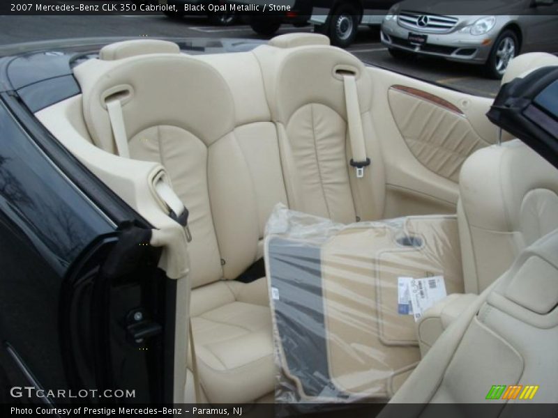 Black Opal Metallic / Stone 2007 Mercedes-Benz CLK 350 Cabriolet