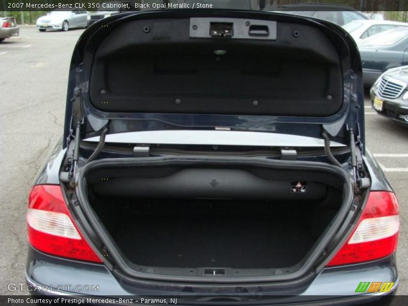 Black Opal Metallic / Stone 2007 Mercedes-Benz CLK 350 Cabriolet