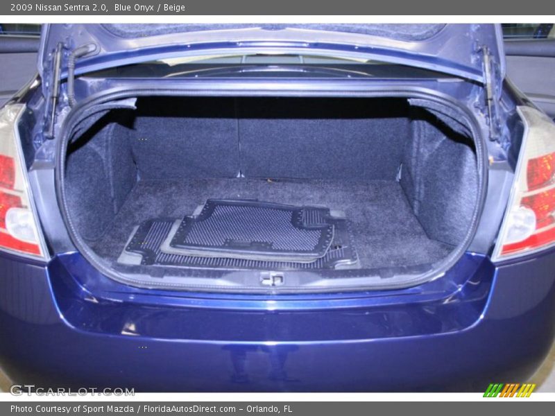 Blue Onyx / Beige 2009 Nissan Sentra 2.0