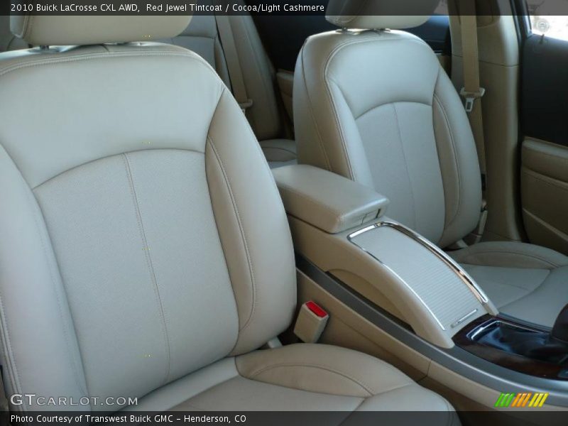 Red Jewel Tintcoat / Cocoa/Light Cashmere 2010 Buick LaCrosse CXL AWD