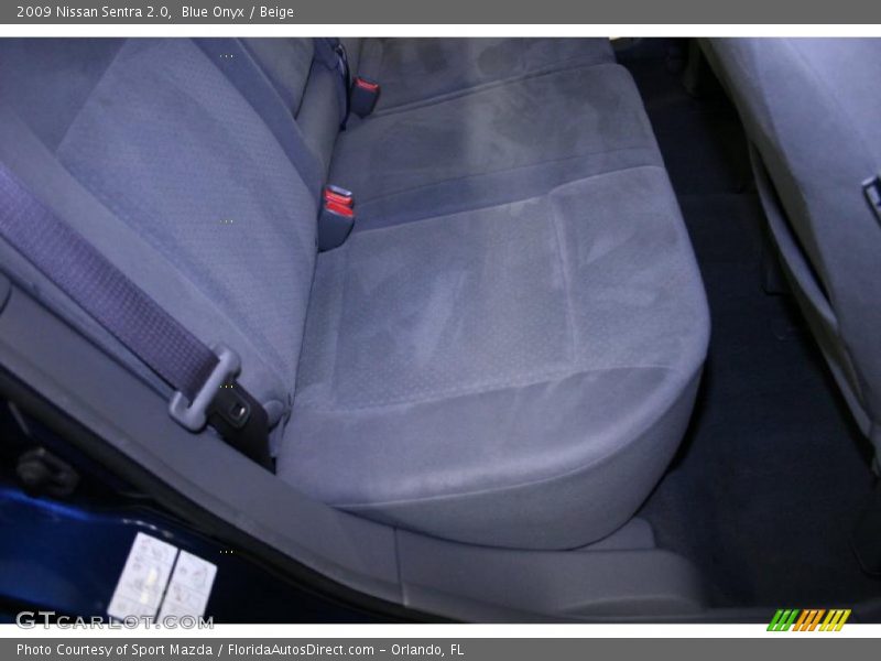 Blue Onyx / Beige 2009 Nissan Sentra 2.0