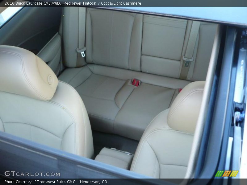 Red Jewel Tintcoat / Cocoa/Light Cashmere 2010 Buick LaCrosse CXL AWD