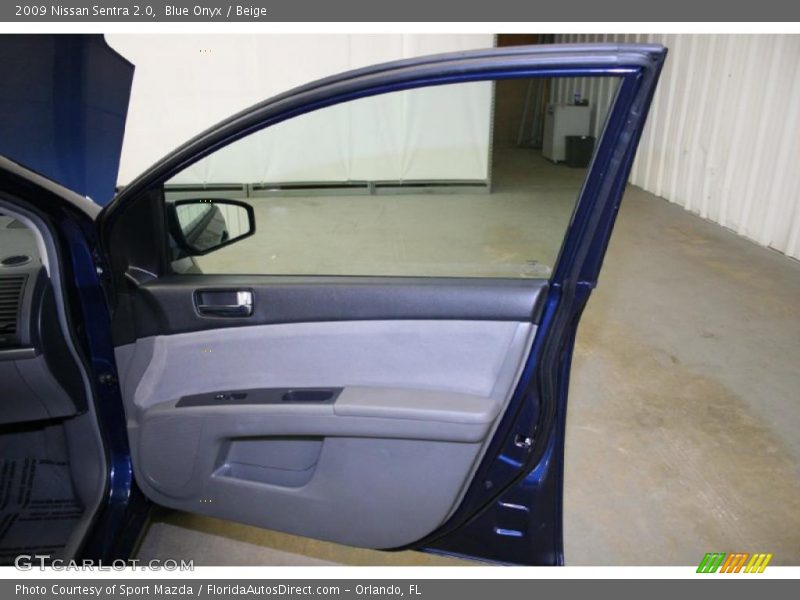 Blue Onyx / Beige 2009 Nissan Sentra 2.0