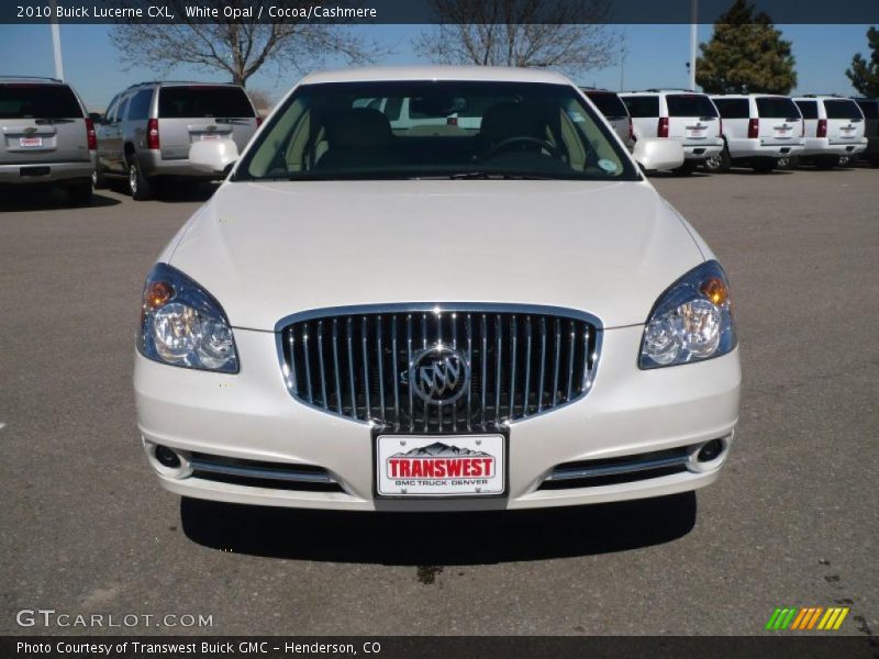 White Opal / Cocoa/Cashmere 2010 Buick Lucerne CXL