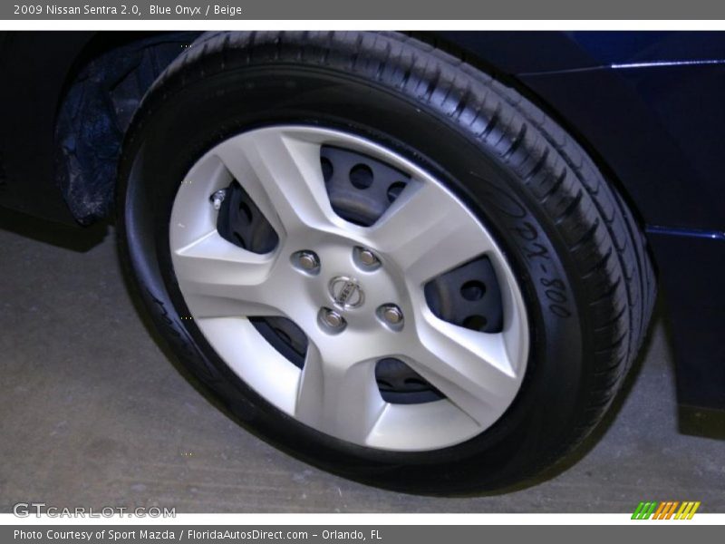 Blue Onyx / Beige 2009 Nissan Sentra 2.0
