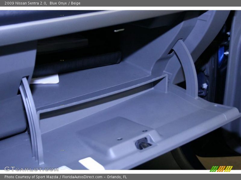 Blue Onyx / Beige 2009 Nissan Sentra 2.0