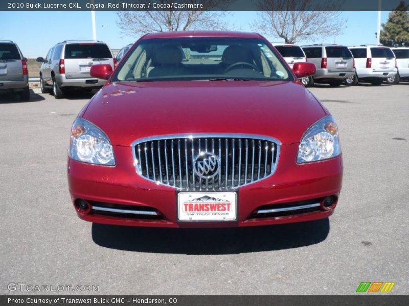 Crystal Red Tintcoat / Cocoa/Cashmere 2010 Buick Lucerne CXL