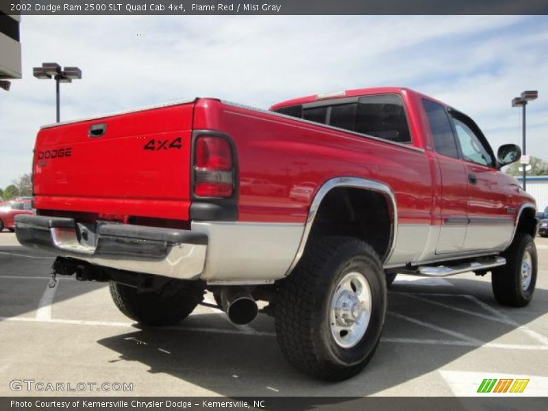 Flame Red / Mist Gray 2002 Dodge Ram 2500 SLT Quad Cab 4x4