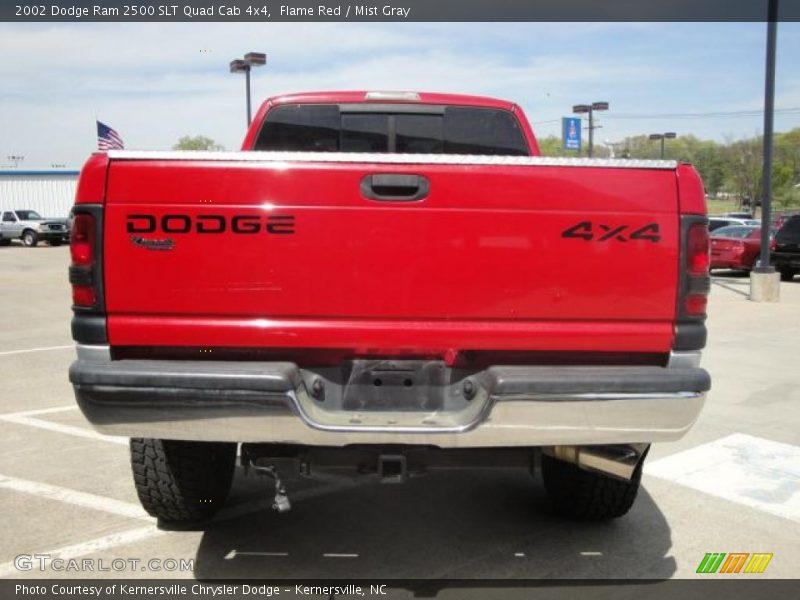 Flame Red / Mist Gray 2002 Dodge Ram 2500 SLT Quad Cab 4x4