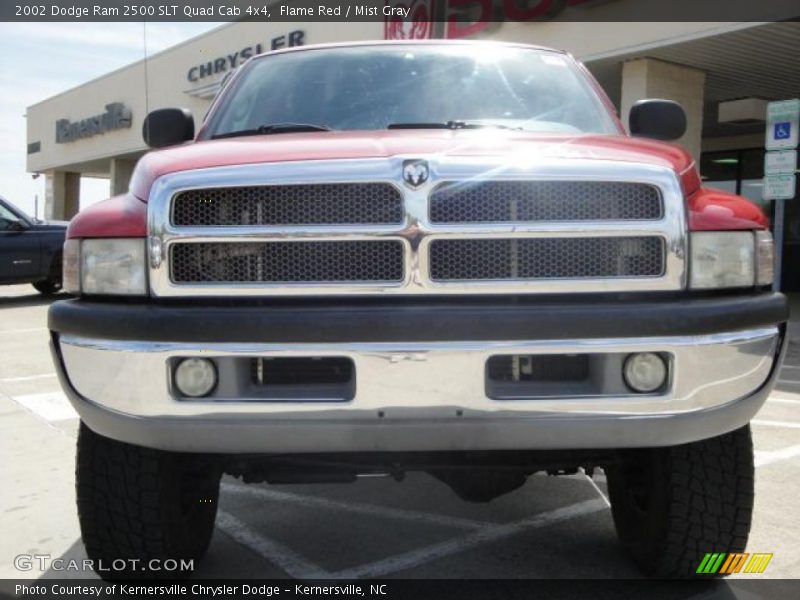 Flame Red / Mist Gray 2002 Dodge Ram 2500 SLT Quad Cab 4x4
