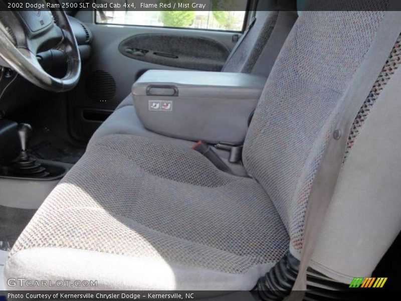 Flame Red / Mist Gray 2002 Dodge Ram 2500 SLT Quad Cab 4x4