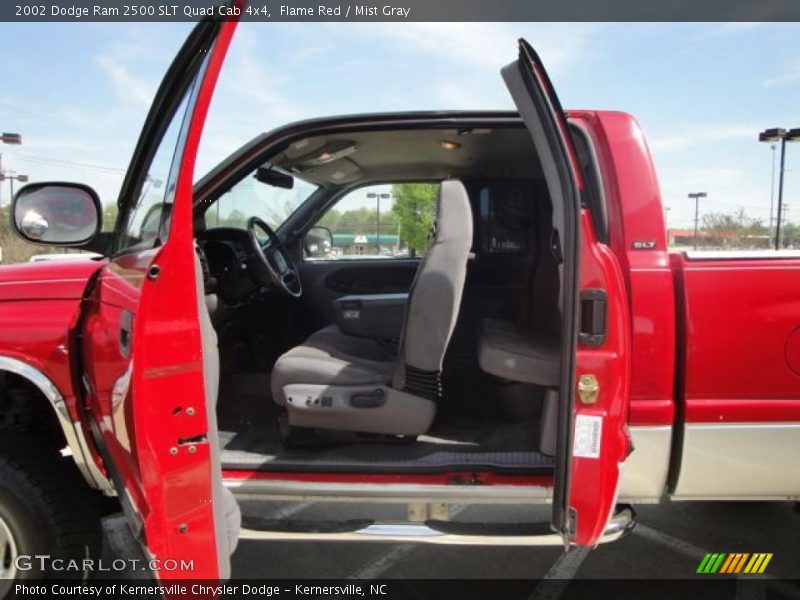 Flame Red / Mist Gray 2002 Dodge Ram 2500 SLT Quad Cab 4x4