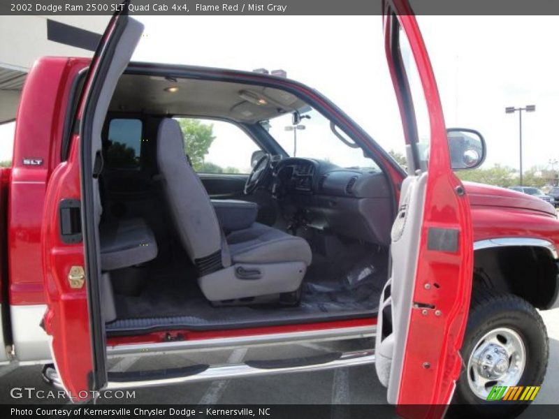 Flame Red / Mist Gray 2002 Dodge Ram 2500 SLT Quad Cab 4x4