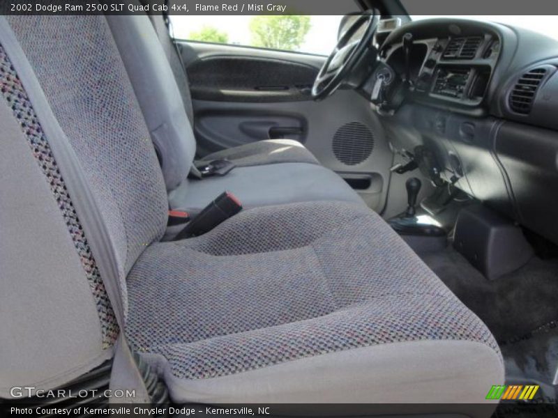 Flame Red / Mist Gray 2002 Dodge Ram 2500 SLT Quad Cab 4x4