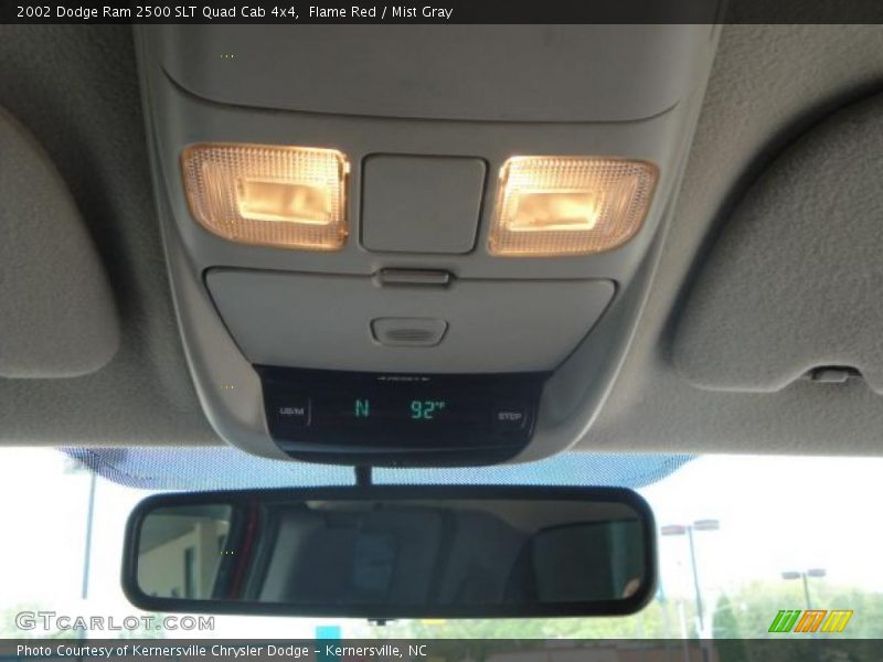 Flame Red / Mist Gray 2002 Dodge Ram 2500 SLT Quad Cab 4x4