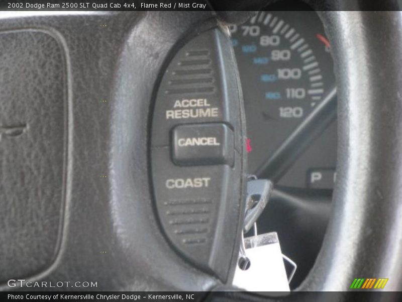 Flame Red / Mist Gray 2002 Dodge Ram 2500 SLT Quad Cab 4x4
