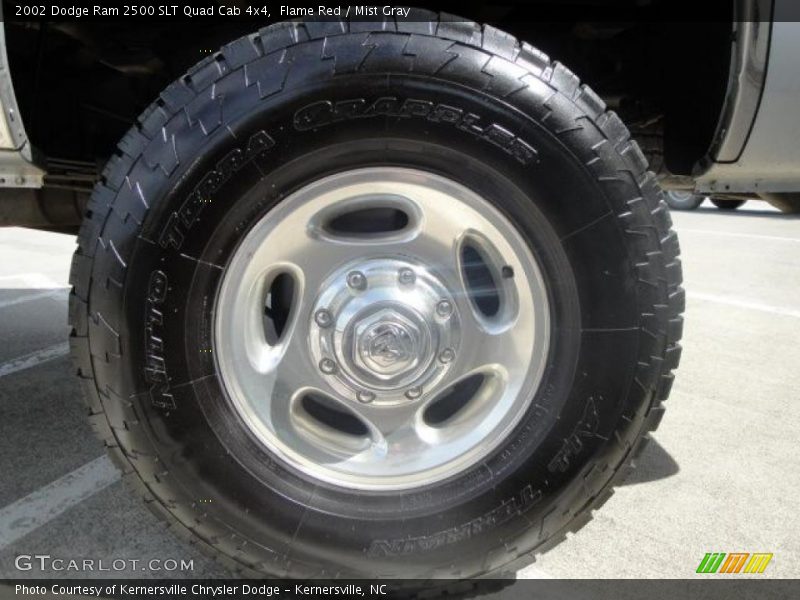 Flame Red / Mist Gray 2002 Dodge Ram 2500 SLT Quad Cab 4x4