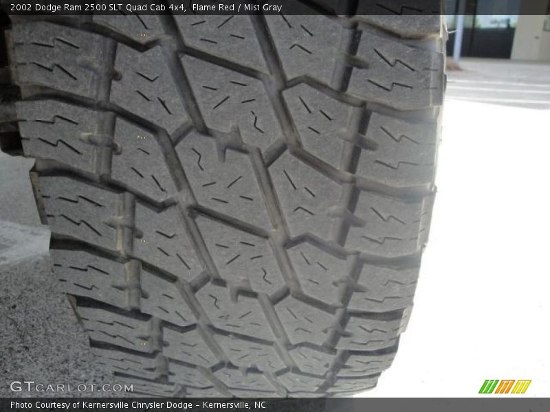 Flame Red / Mist Gray 2002 Dodge Ram 2500 SLT Quad Cab 4x4
