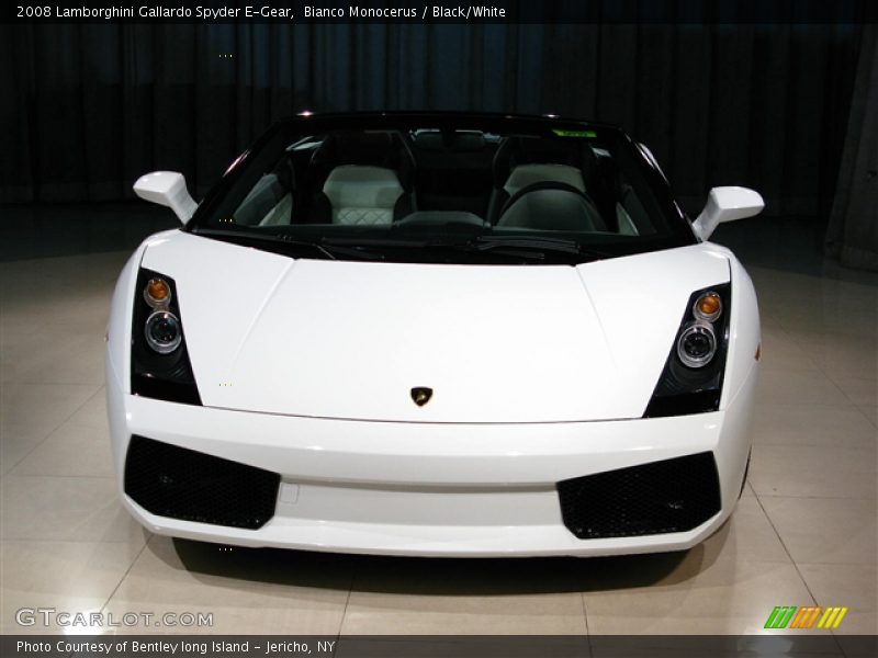 Bianco Monocerus / Black/White 2008 Lamborghini Gallardo Spyder E-Gear