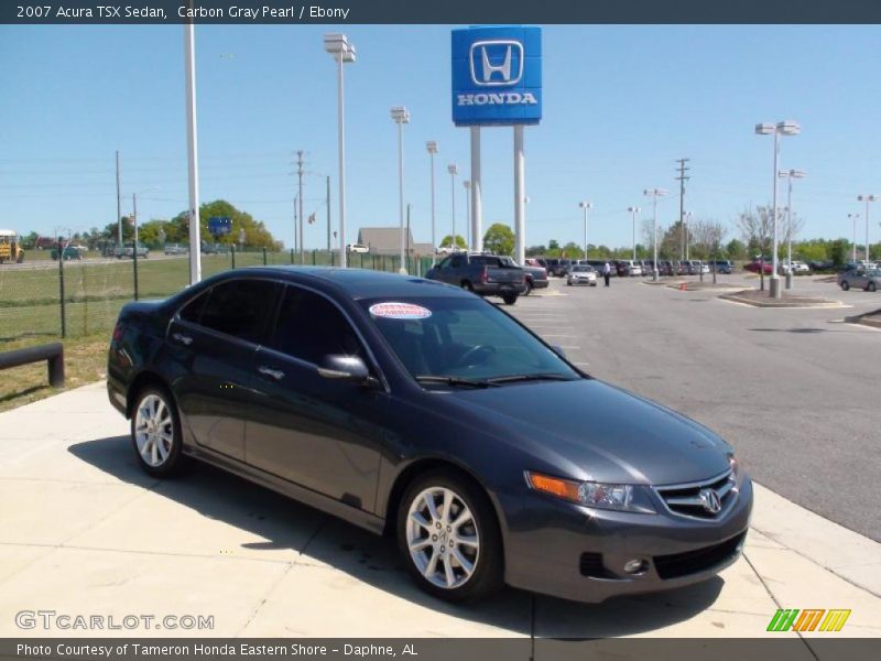 Carbon Gray Pearl / Ebony 2007 Acura TSX Sedan